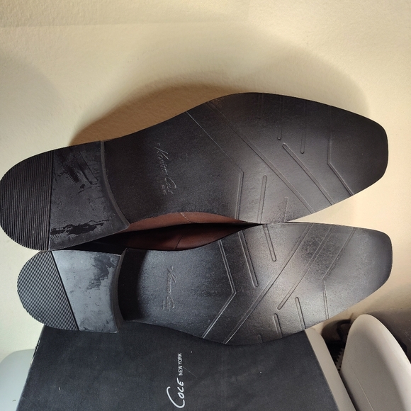 KENNETH COLE REACTION First Degree Mens Brown Leather Horse Bit Loafers Sz 13 M - Picture 6 of 7